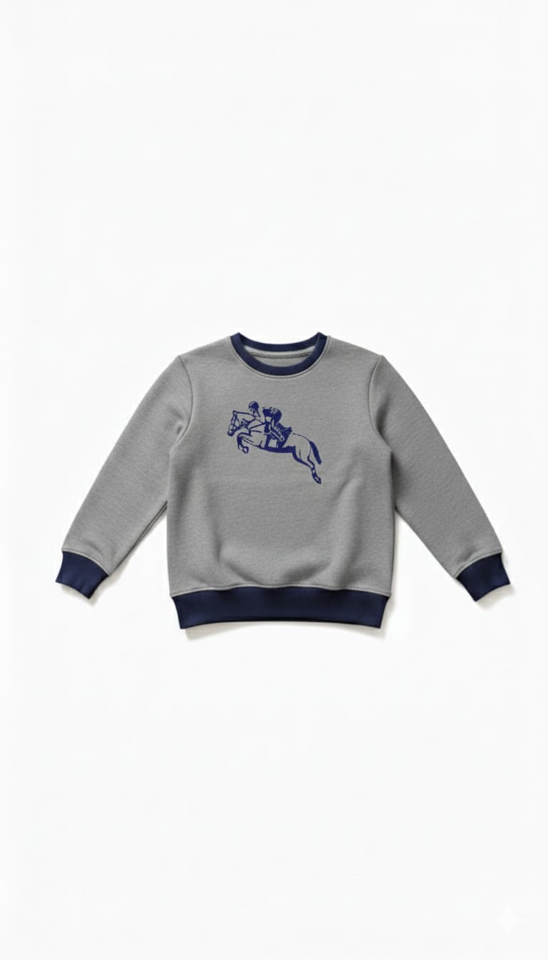 Çocuk Sweatshirt / Logo Baskılı - 12 Renk