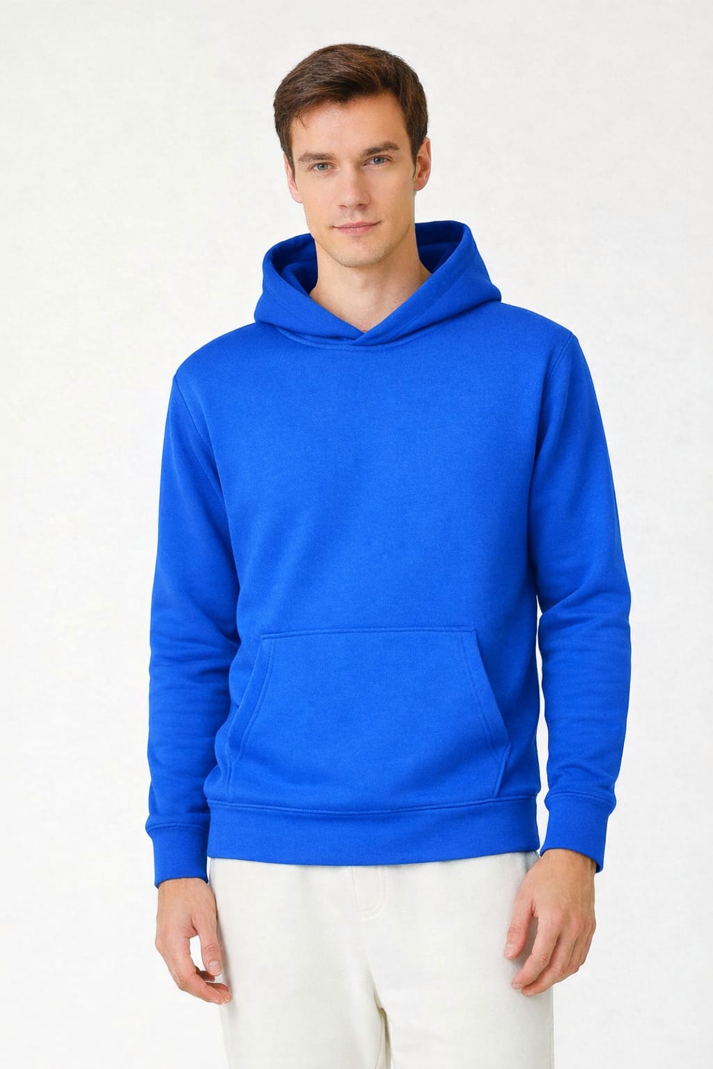 Kapüşonlu Sweatshirt - Sax Mavi