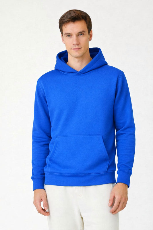 Kapüşonlu Sweatshirt - Sax Mavi