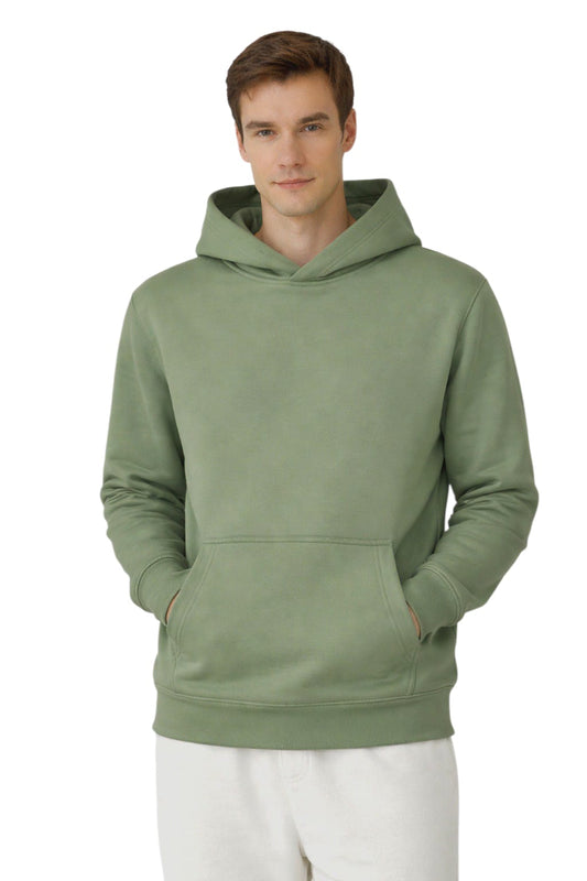Kapüşonlu Sweatshirt - Su Yeşili