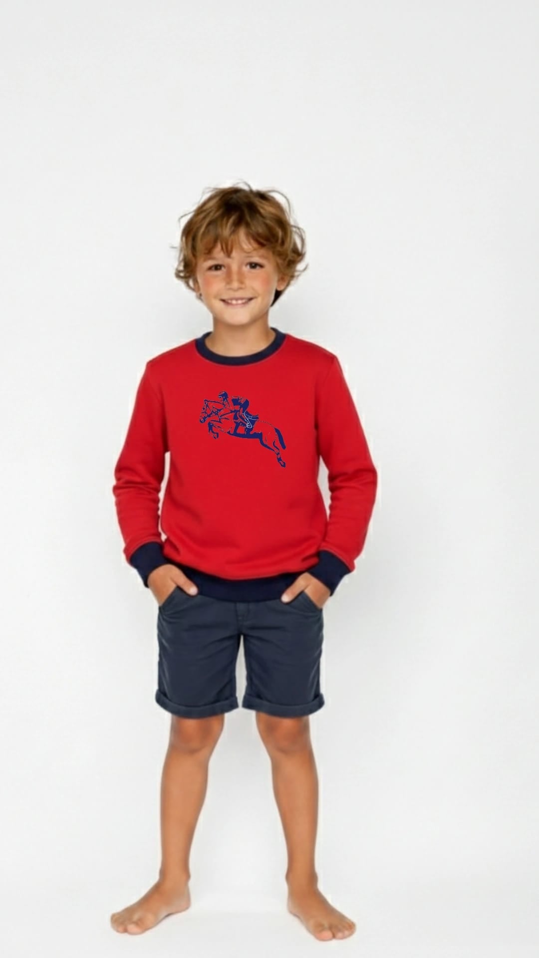 Çocuk Sweatshirt / Logo Baskılı - 12 Renk
