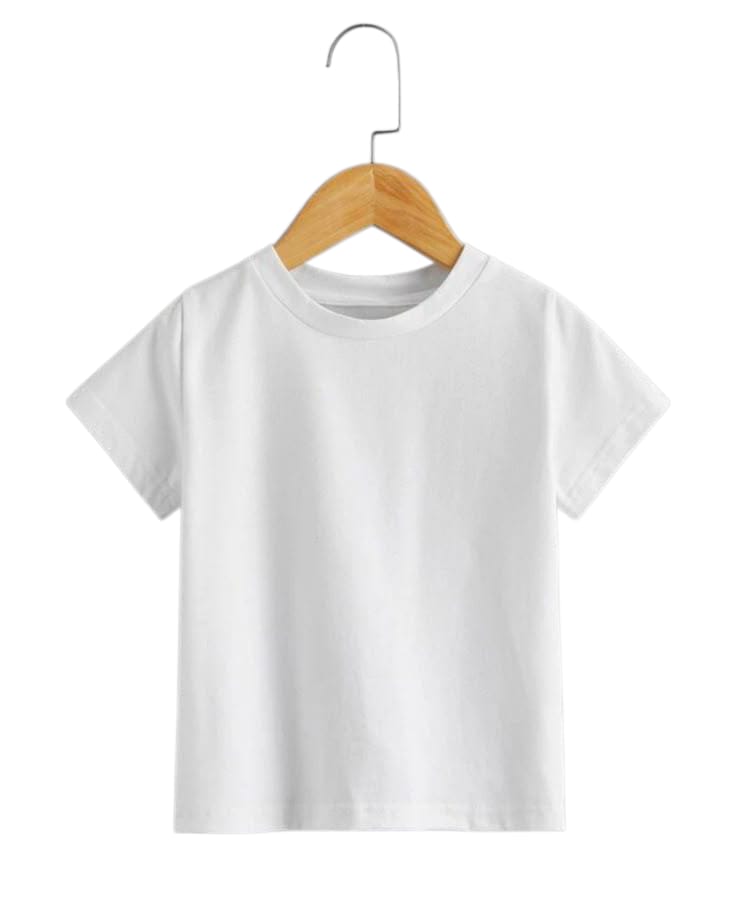 Çocuk Kısa Kol T-shirt - Beyaz