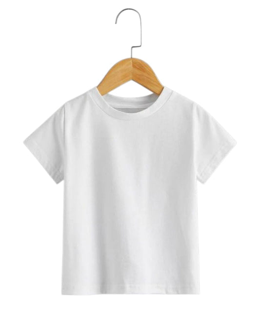 Çocuk Kısa Kol T-shirt - Beyaz