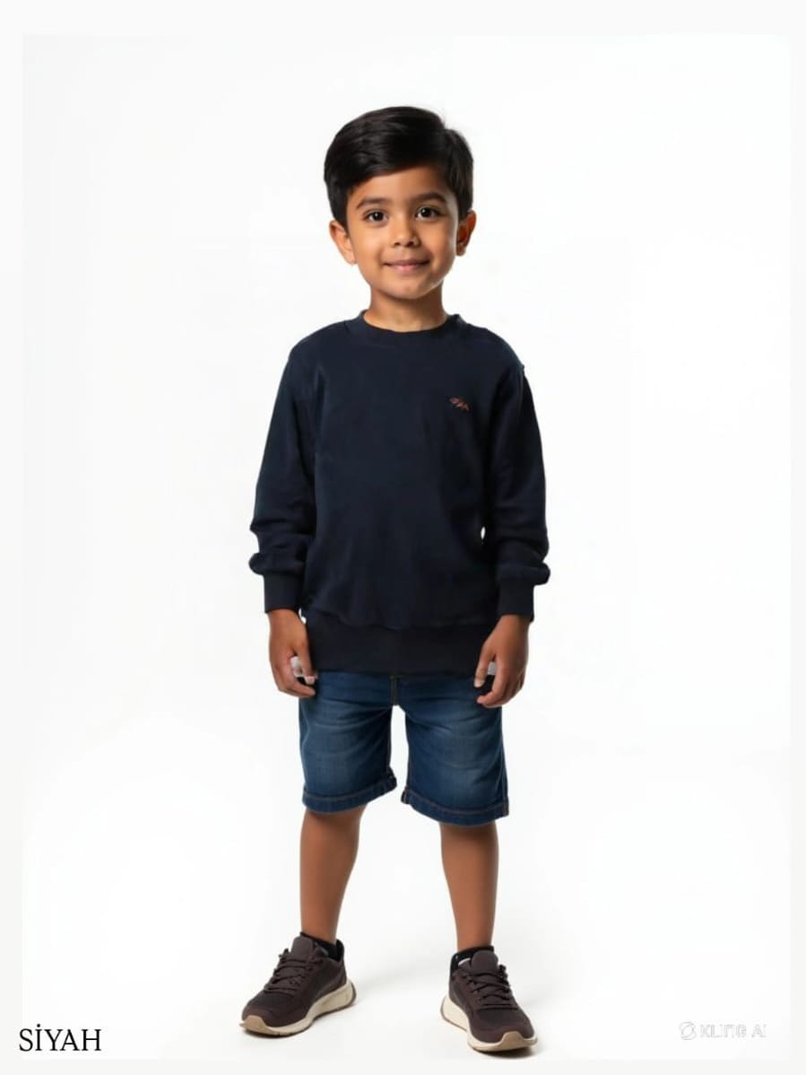 Çocuk Sweatshirt - Siyah