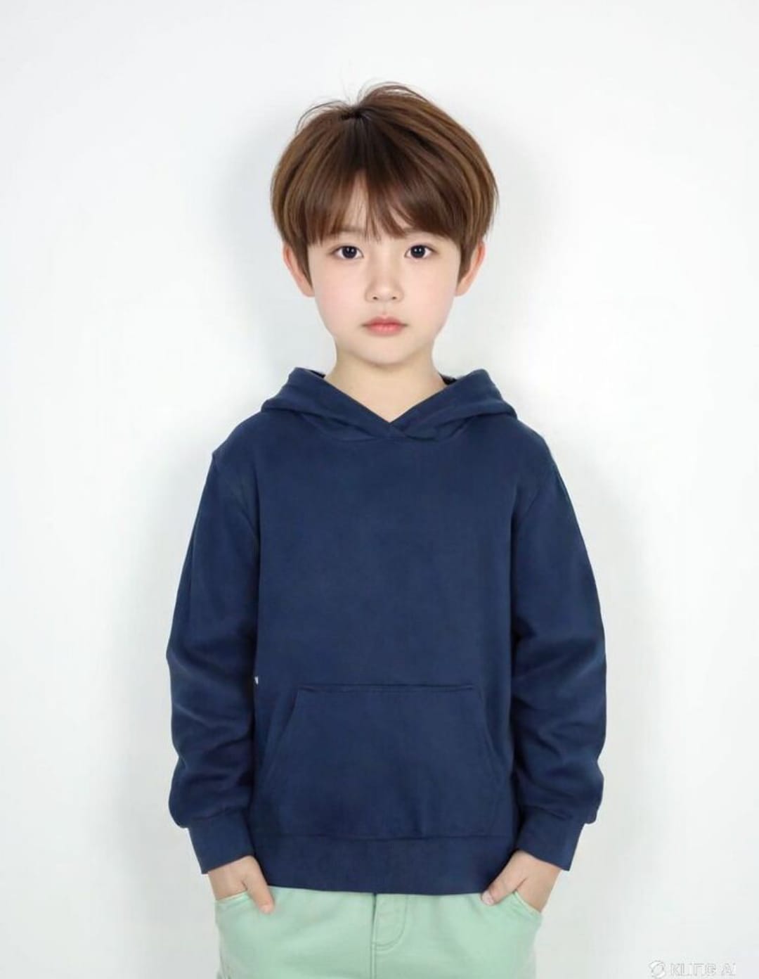 Çocuk Kapüşonlu Sweatshirt - Lacivert