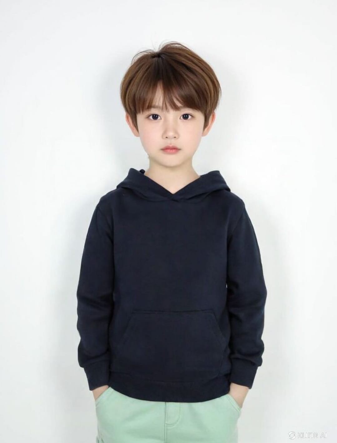 Çocuk Kapüşonlu Sweatshirt - Siyah