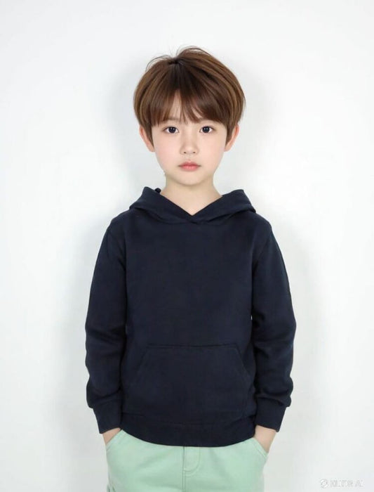 Çocuk Kapüşonlu Sweatshirt - Siyah