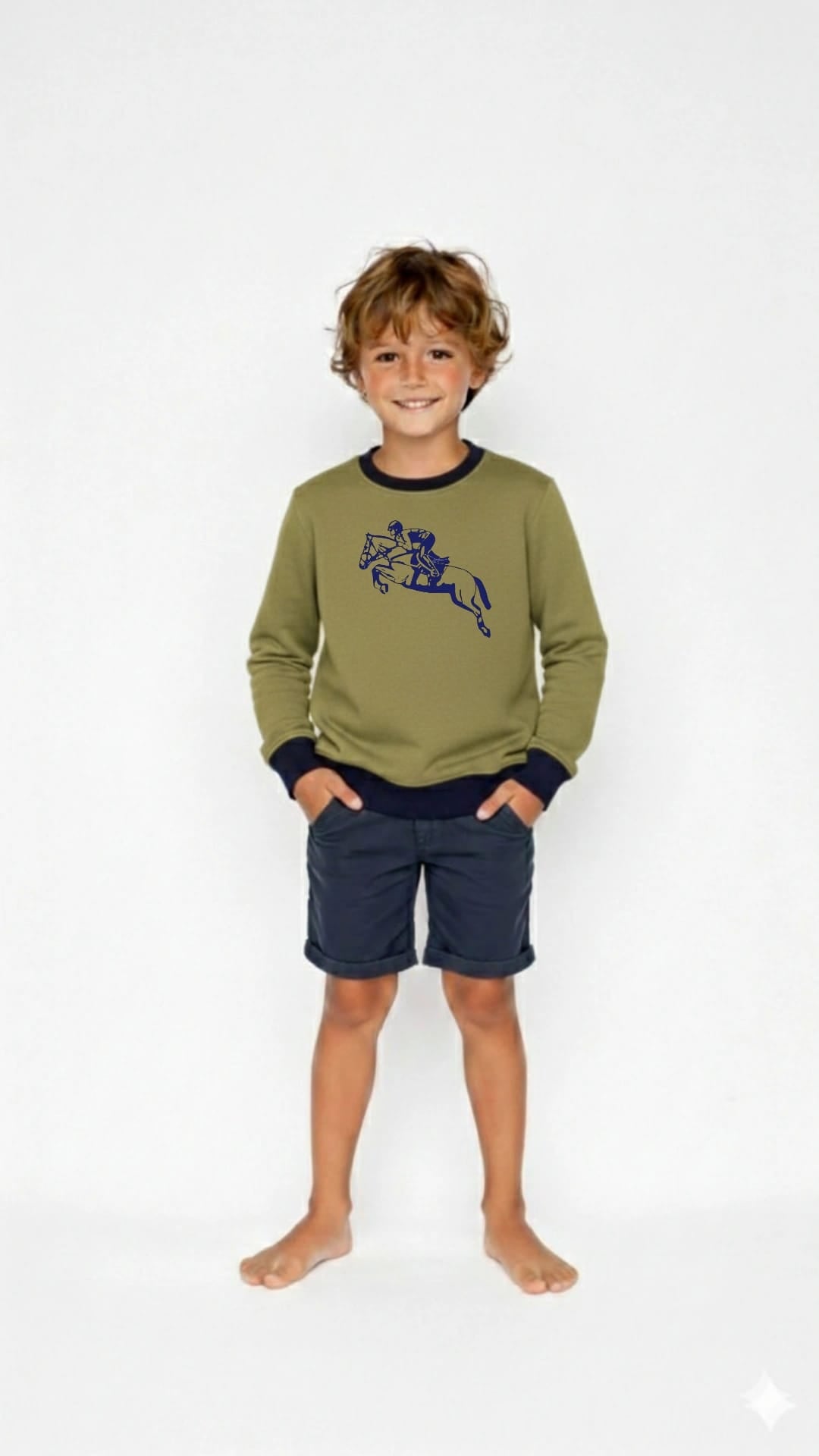 Çocuk Sweatshirt / Logo Baskılı - 12 Renk