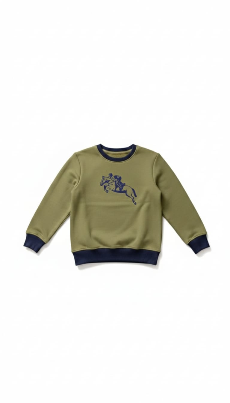 Çocuk Sweatshirt / Logo Baskılı - 12 Renk
