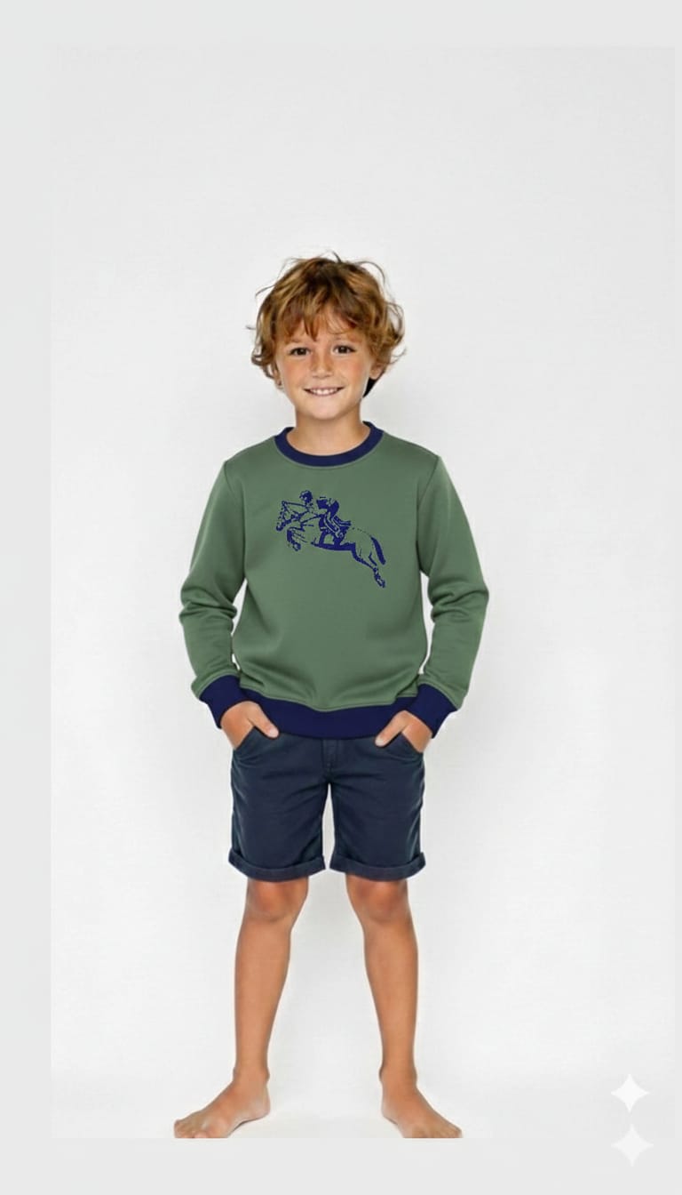 Çocuk Sweatshirt / Logo Baskılı - 12 Renk