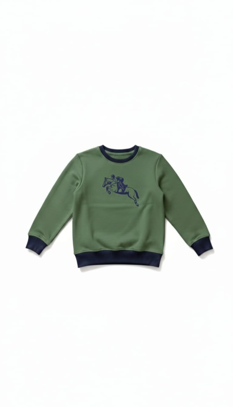 Çocuk Sweatshirt / Logo Baskılı - 12 Renk