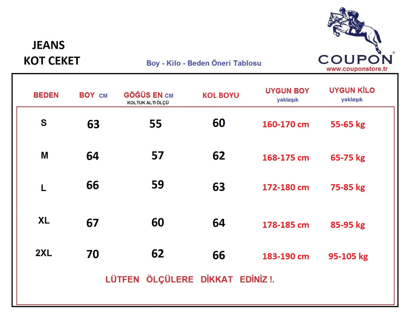 Coupon Kot Ceket / 4 Renk