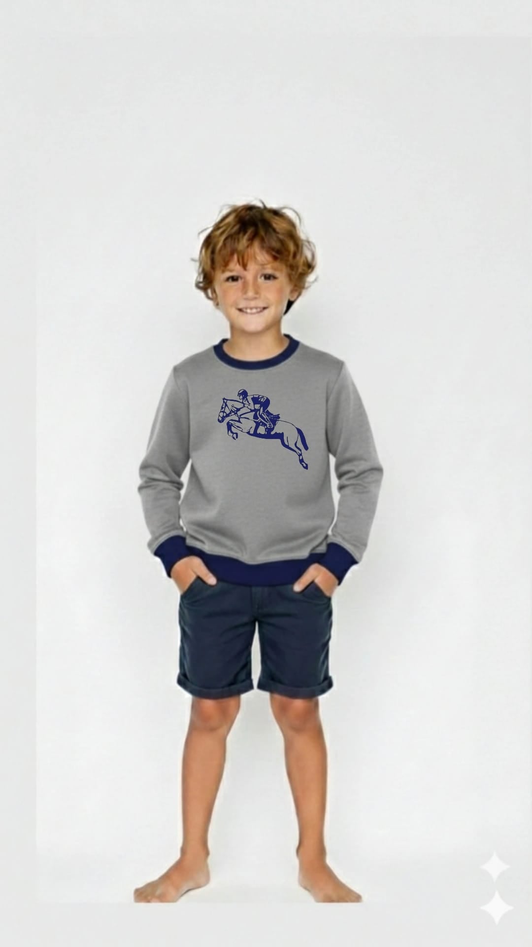 Çocuk Sweatshirt / Logo Baskılı - 12 Renk