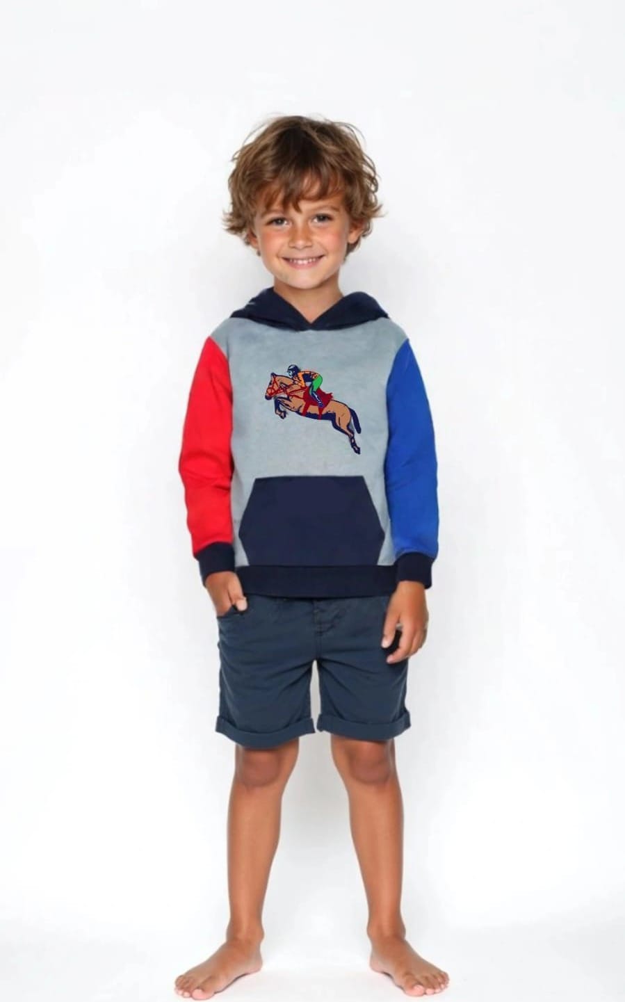 Çocuk Kapüşonlu Sweatshirt - 8006