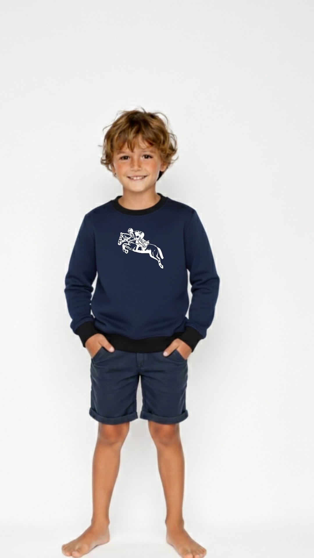 Çocuk Sweatshirt / Logo Baskılı - 12 Renk