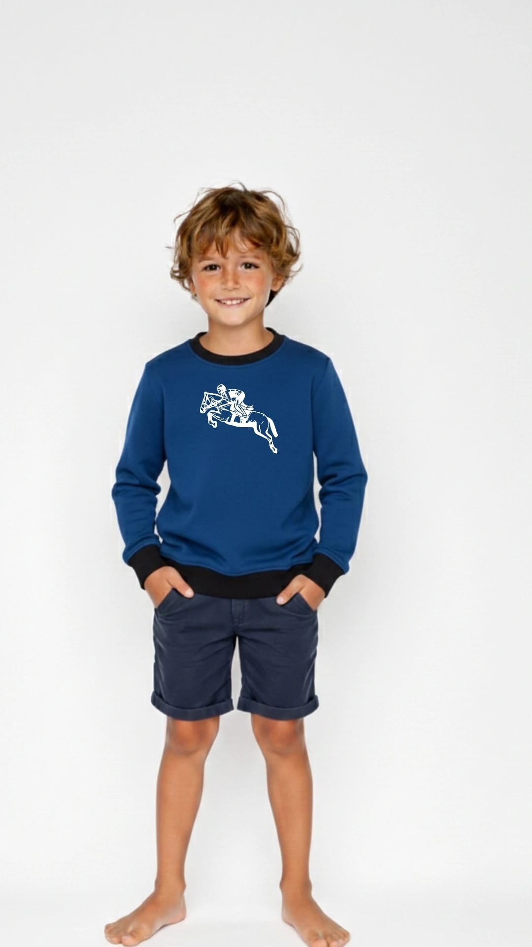 Çocuk Sweatshirt / Logo Baskılı - 12 Renk