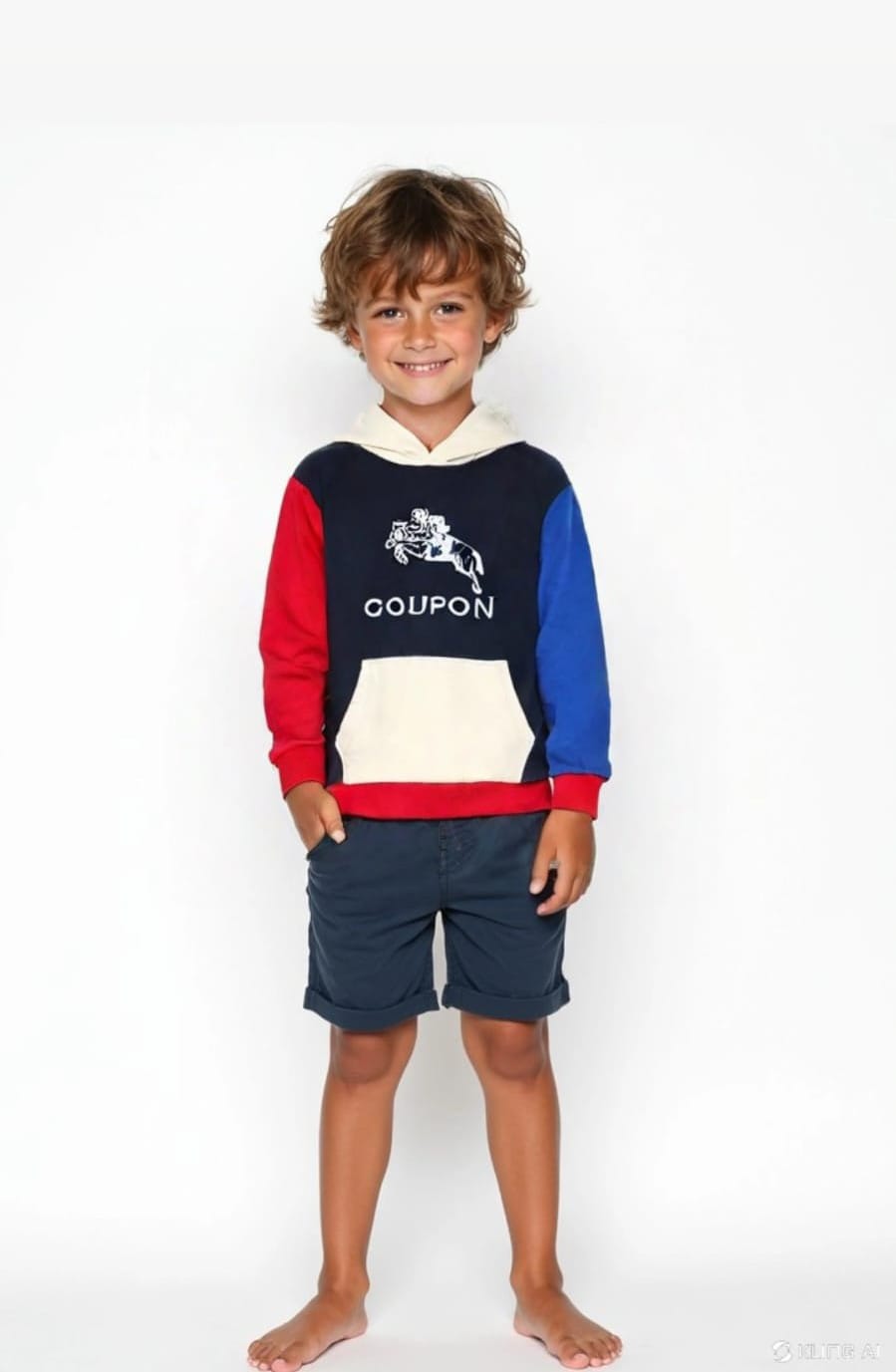 Çocuk Kapüşonlu Sweatshirt - Sarı
