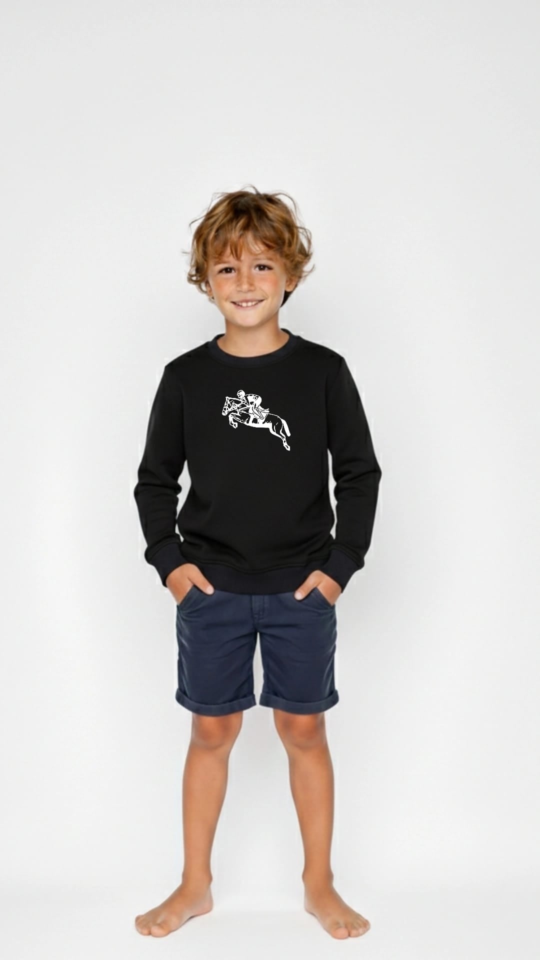 Çocuk Sweatshirt / Logo Baskılı - 12 Renk