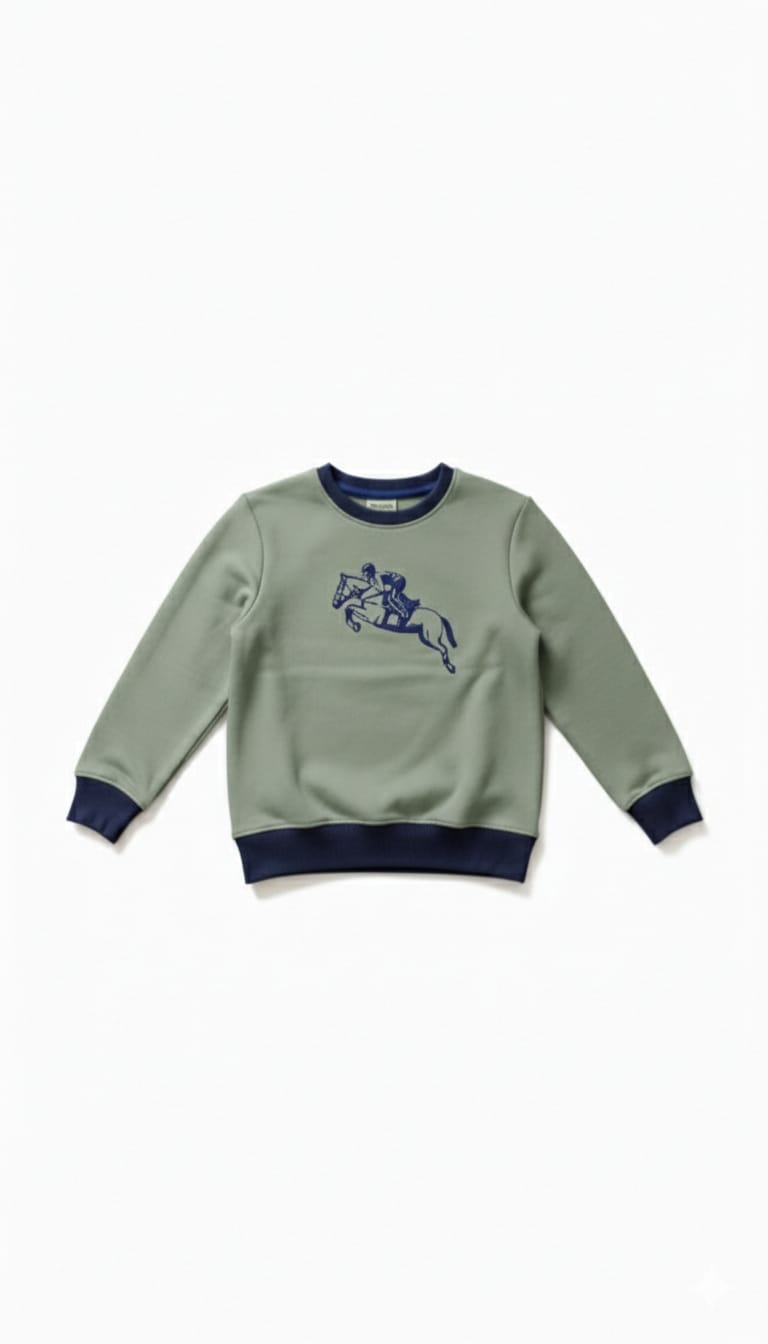 Çocuk Sweatshirt / Logo Baskılı - 12 Renk