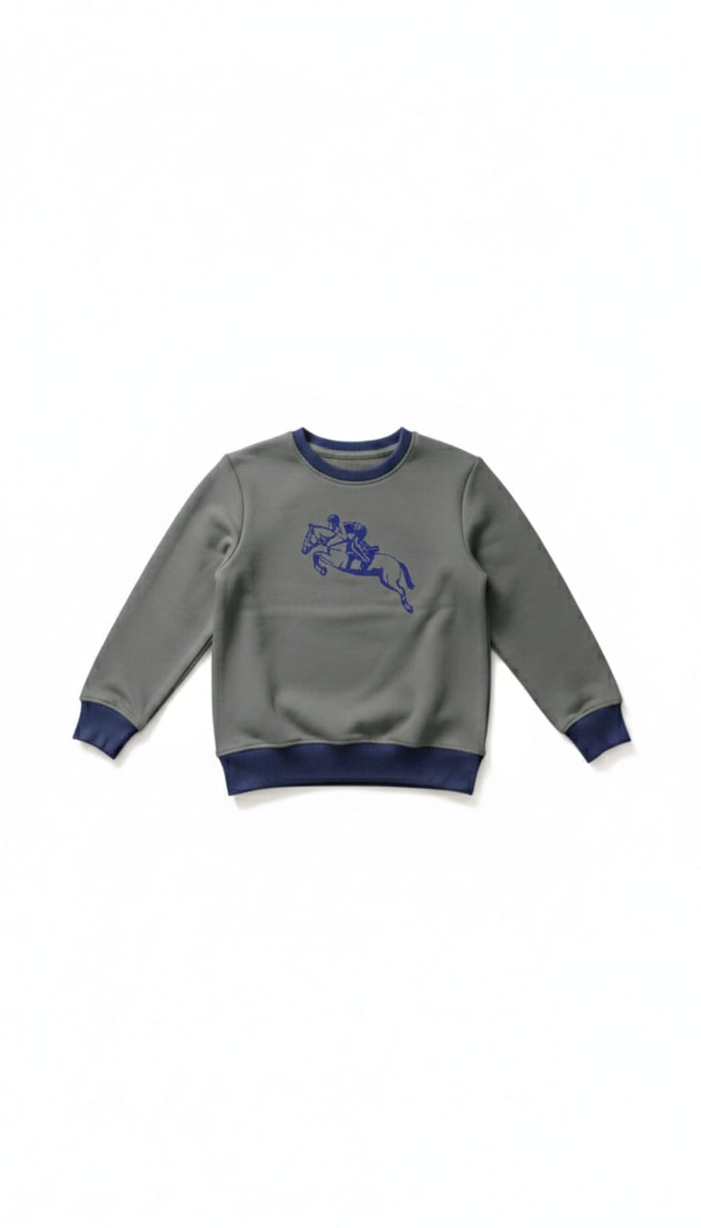Çocuk Sweatshirt / Logo Baskılı - 12 Renk